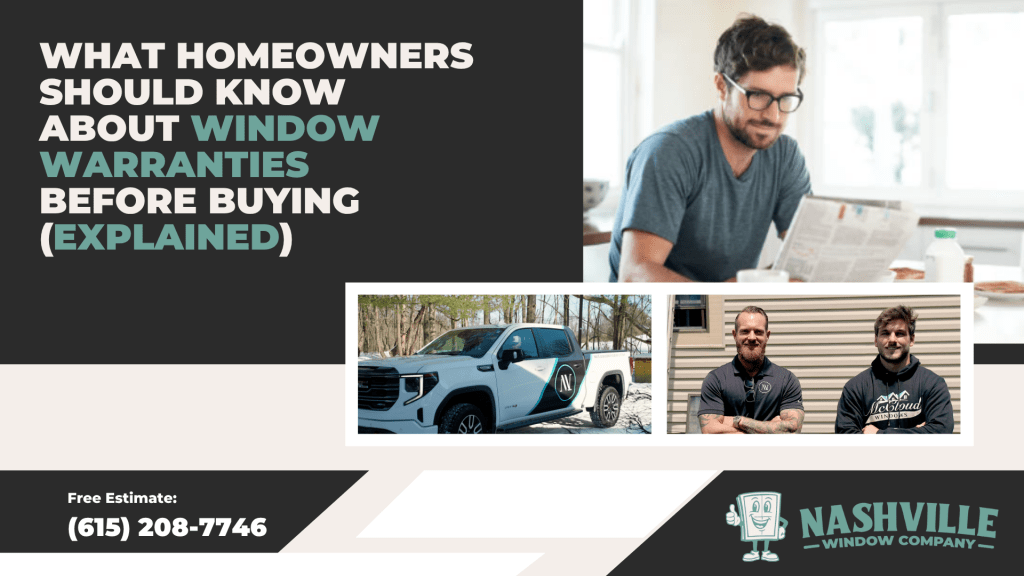 What Homeowners Should know about Window Warranties Before Buying (EXPLAINED) - Blog Thumbnail